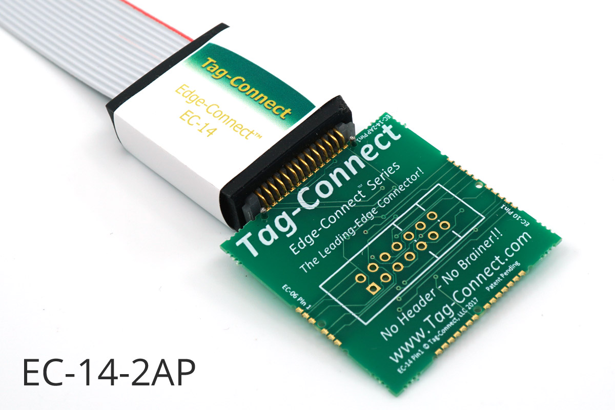 EC-DEMOPCB · Demoplatine mit Edge-Connect-Kontakten