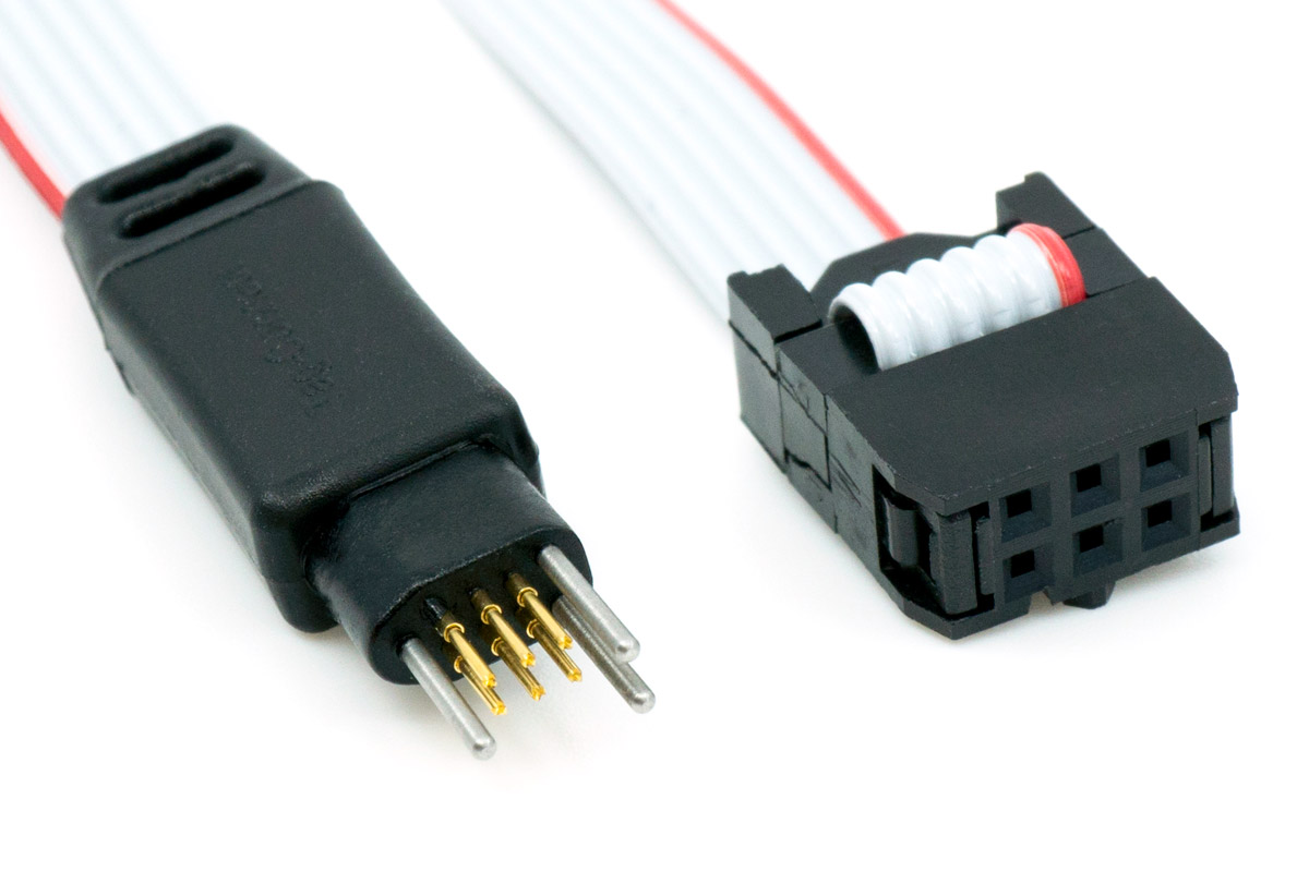 TC2030-IDC-NL-10 – 6-Pin No-Legs Cable, 10″